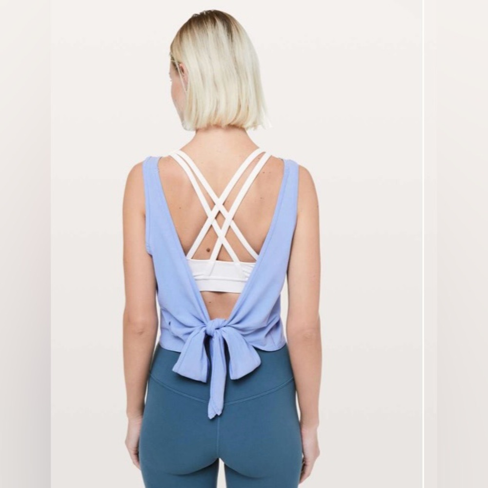 Lululemon It’s A Tie Tank Crop Top- 4